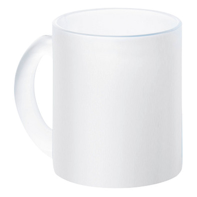 Glas-Kaffeetasse, 300 ml, weiß Glas-Kaffeetasse, 300 ml, weiß