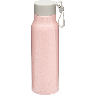 Glas-Trinkflasche ECO DRINK mit Ummantelung,rot