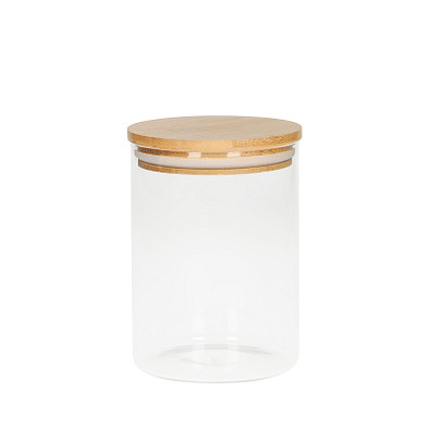 Glasbehälter Bamboo, 0,65 l, transparent Glasbehälter Bamboo, 0,65 l, transparent