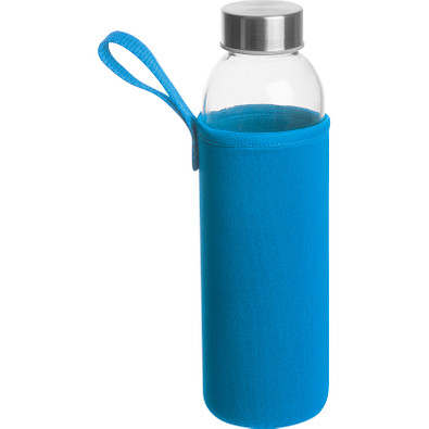 Trinkflasche Klagenfurt mit Sleeve, 500 ml, hellblau