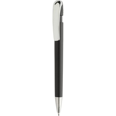 Glide GRS-zertifizierter rABS Stift mit Metallclip, schwarz