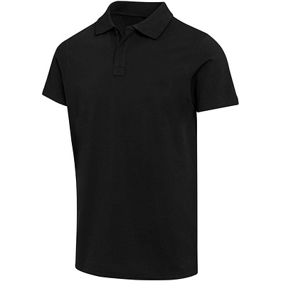 Graphite 180 g/m² Kurzärmeliges Poloshirt Bio Baumwolle (OCS), unisex, schwarz, XS