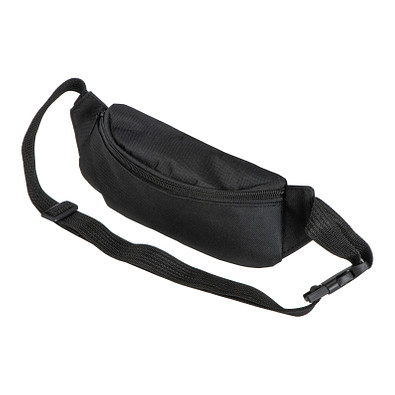 Gürteltasche aus Polyester, schwarz