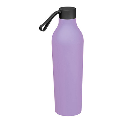 Gummierte Trinkflasche, 750ml, violett