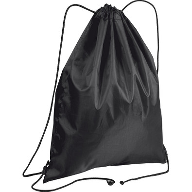 Gym-Bag aus Polyester, schwarz Gym-Bag aus Polyester, schwarz