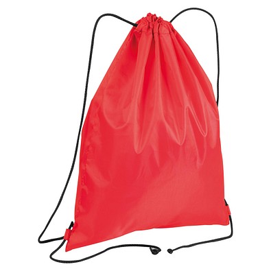 Gymbag aus recyceltem Polyester , rot