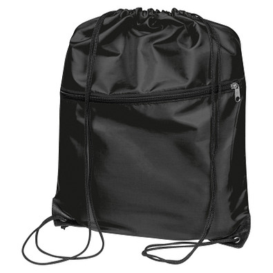 Gymbag aus RPET, schwarz