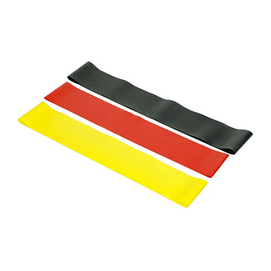 Gymnastikband Workout, 3er Set, mehrfarbig Gymnastikband Workout, 3er Set, mehrfarbig