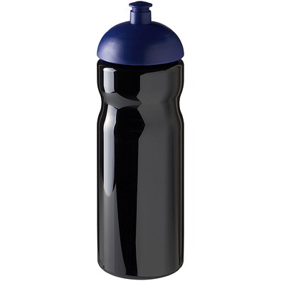 H2O Active® Base 650 ml Sportflasche mit Stülpdeckel, schwarz/blau
