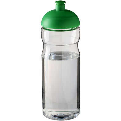 H2O Active® Base 650 ml Sportflasche mit Stülpdeckel, transparent/grün