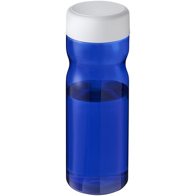 H2O Active® Base Tritan™ 650-ml-Sportflasche mit Drehdeckel, blau/weiß