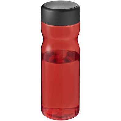 H2O Active® Base Tritan™ 650-ml-Sportflasche mit Drehdeckel, rot/schwarz