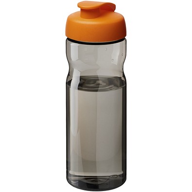 H2O Active® Base Tritan™ 650 ml Sportflasche mit Klappdeckel, kohle/orange