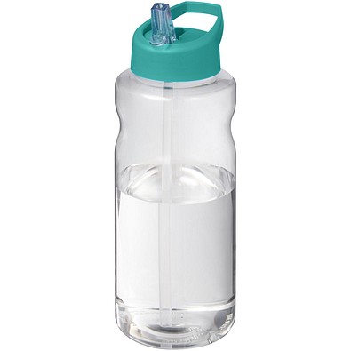 H2O Active® Big Base 1L Sportflasche mit Ausgussdeckel, aquablau