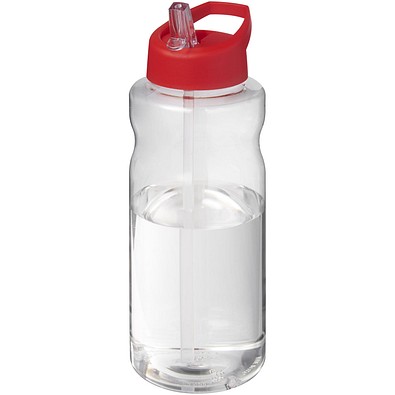 H2O Active® Big Base 1L Sportflasche mit Ausgussdeckel, rot