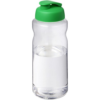 H2O Active® Big Base 1L Sportflasche mit Klappdeckel, grün