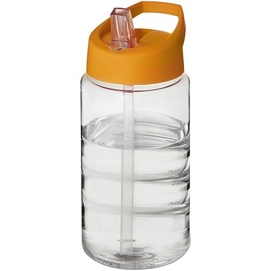 H2O Active® Bop 500 ml Sportflasche mit Ausgussdeckel, transparent/orange