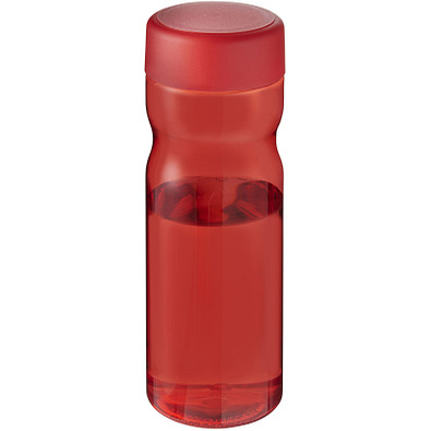 H2O Active® Eco Base 650 ml Sportflasche mit Drehdeckel, rot/ rot