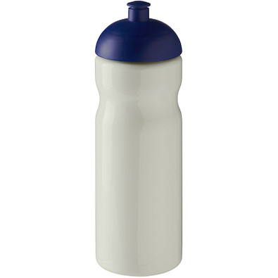 H2O Active® Eco Base 650 ml Sportflasche mit Stülpdeckel, elfenbeinweiß/ blau