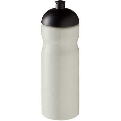 H2O Active® Eco Base 650 ml Sportflasche mit Stülpdeckel, elfenbeinweiß/ schwarz