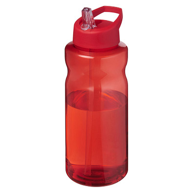 H2O Active® Eco Big Base 1L Sportflasche mit Ausgussdeckel, rot