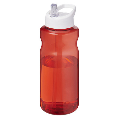 H2O Active® Eco Big Base 1L Sportflasche mit Ausgussdeckel, rot