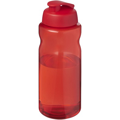 H2O Active® Eco Big Base 1L Sportflasche mit Klappdeckel, rot