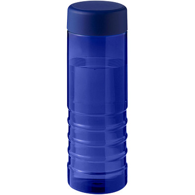 H2O Active® Eco Treble 750 ml Sportflasche mit Drehdeckel, blau, blau