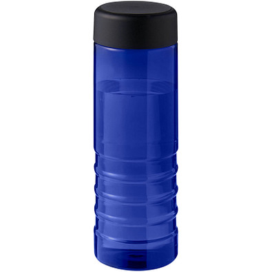 H2O Active® Eco Treble 750 ml Sportflasche mit Drehdeckel, blau, schwarz