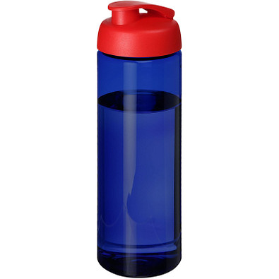 H2O Active® Eco Vibe 850 ml Sportflasche mit Klappdeckel, blau, rot