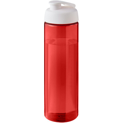 H2O Active® Eco Vibe 850 ml Sportflasche mit Klappdeckel, rot, weiß