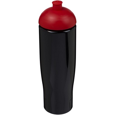 H2O Active® Tempo 700 ml Sportflasche mit Stülpdeckel, schwarz/rot
