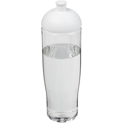 H2O Active® Tempo 700 ml Sportflasche mit Stülpdeckel, transparent/weiß