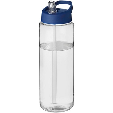 H2O Active® Vibe 850 ml Sportflasche mit Ausgussdeckel, transparent/blau