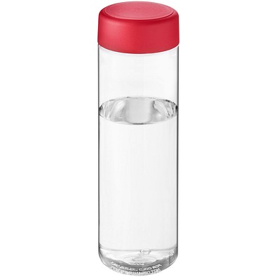 H2O Active® Vibe 850 ml Sportflasche mit Drehdeckel, transparent/rot