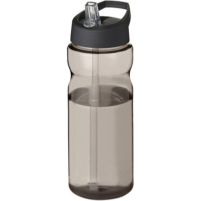 H2O Base Sportflasche mit Ausgussdeckel, 650 ml, charcoal,schwarz H2O Base Sportflasche mit Ausgussdeckel, 650 ml, charcoal,schwarz