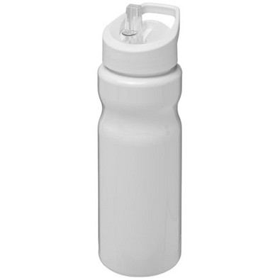 H2O Base Sportflasche mit Ausgussdeckel, 650 ml, weiss