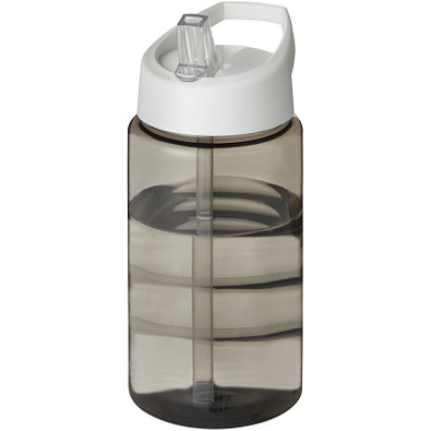 H2O Bop Sportflasche mit Ausgussdeckel, 500 ml, kohle,weiss H2O Bop Sportflasche mit Ausgussdeckel, 500 ml, kohle,weiss