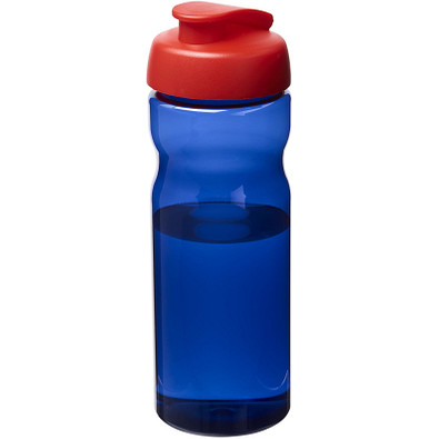 H2O Eco 650 ml Sportflasche mit Klappdeckel, royalblau,rot H2O Eco 650 ml Sportflasche mit Klappdeckel, royalblau,rot