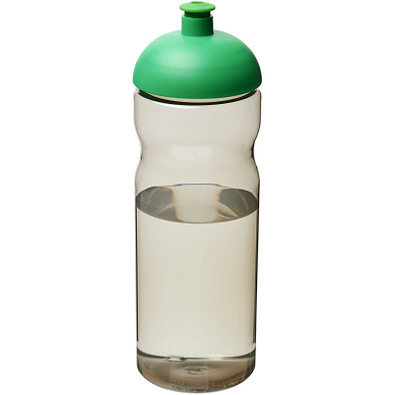 H2O Eco Sportflasche mit Stülpdeckel, 650 ml, kohle/hellgrün