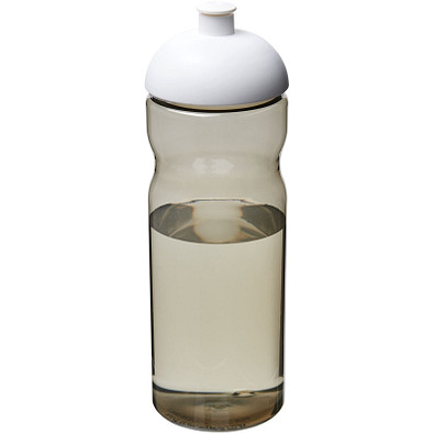 H2O Eco Sportflasche mit Stülpdeckel, 650 ml, kohle/weiss