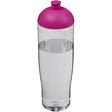 H2O Tempo Sportflasche mit Stülpdeckel, 700 ml, transparent,rosa H2O Tempo Sportflasche mit Stülpdeckel, 700 ml, transparent,rosa