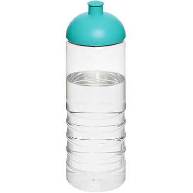 H2O Treble Sportflasche mit Kuppeldeckel, 750 ml, transparent,aquablau H2O Treble Sportflasche mit Kuppeldeckel, 750 ml, transparent,aquablau