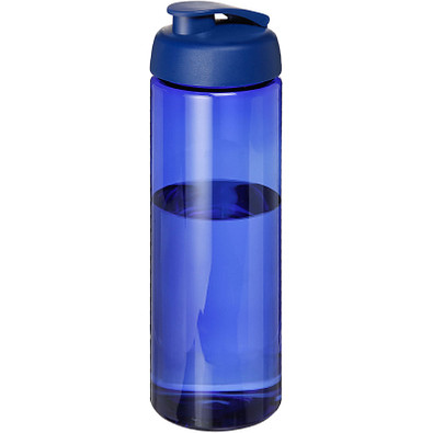 H2O Vibe Sportflasche mit Klappdeckel, 850 ml, blau
