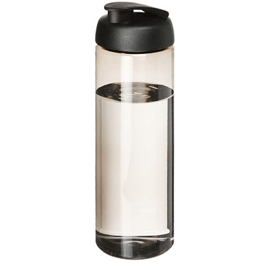 H2O Vibe Sportflasche mit Klappdeckel, 850 ml, charcoal,schwarz