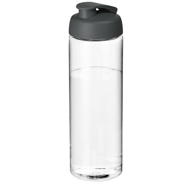 H2O Vibe 850 ml Sportflasche mit Klappdeckel, transparent