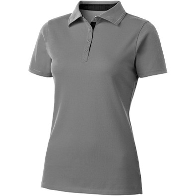 Slazenger™ Damen Poloshirt Hacker, grau,schwarz, M Slazenger™ Damen Poloshirt Hacker, grau,schwarz, M