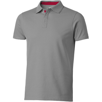 Slazenger™ Herren Poloshirt Hacker, grau,rot, L Slazenger™ Herren Poloshirt Hacker, grau,rot, L