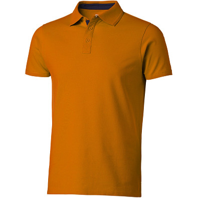 Slazenger™ Herren Poloshirt Hacker, orange,dunkelblau, XXL Slazenger™ Herren Poloshirt Hacker, orange,dunkelblau, XXL
