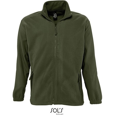 Herren Fleecejacke North, S, Army